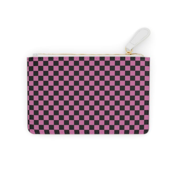 Mini Checkthestar Clutch Bag in Pink - Image 2