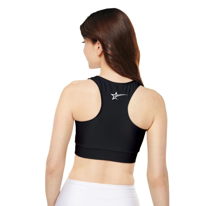 Spread More Love, Padded Sports Bra - Image 4