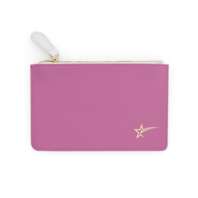 Mini Checkthestar Clutch Bag in Pink