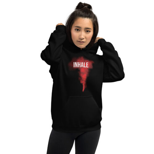 INHALE | EXHALE Checkthestar Unisex Hoodie