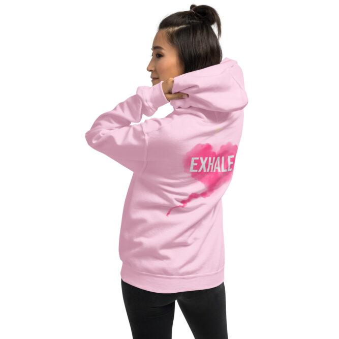 INHALE | EXHALE Checkthestar Unisex Hoodie - Image 20