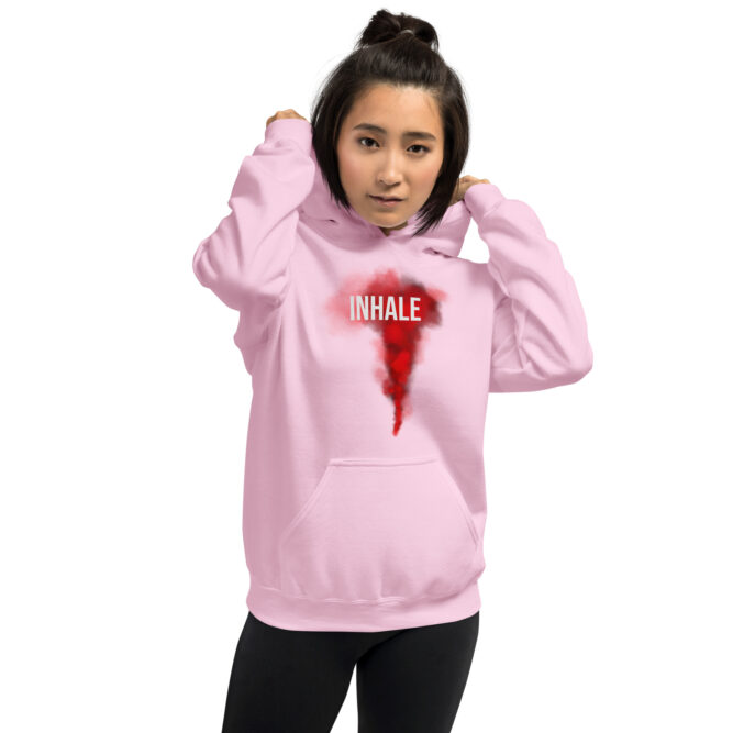 INHALE | EXHALE Checkthestar Unisex Hoodie - Image 19