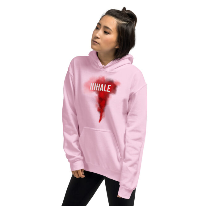 INHALE | EXHALE Checkthestar Unisex Hoodie - Image 22