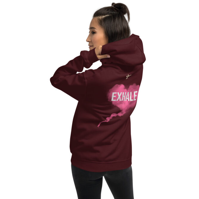 INHALE | EXHALE Checkthestar Unisex Hoodie - Image 8