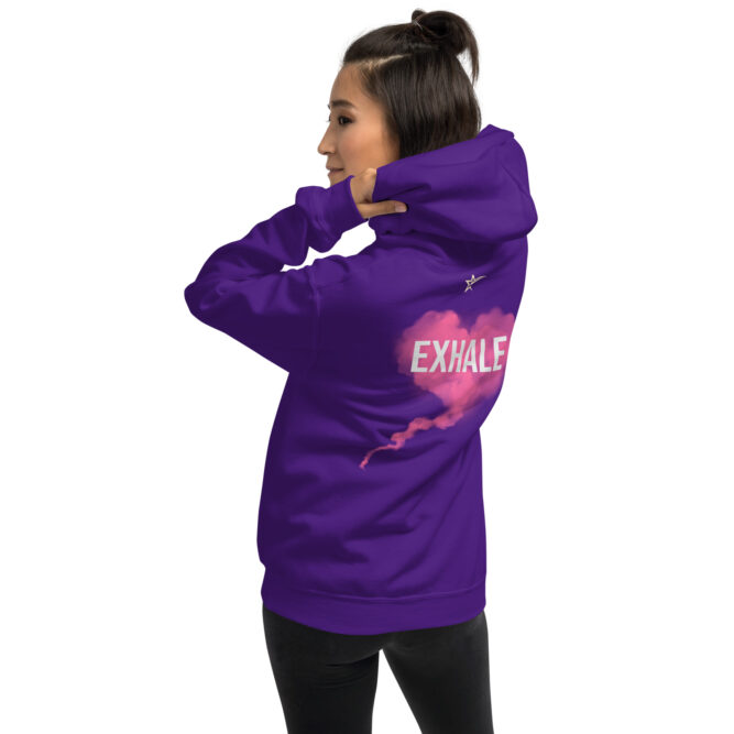 INHALE | EXHALE Checkthestar Unisex Hoodie - Image 14