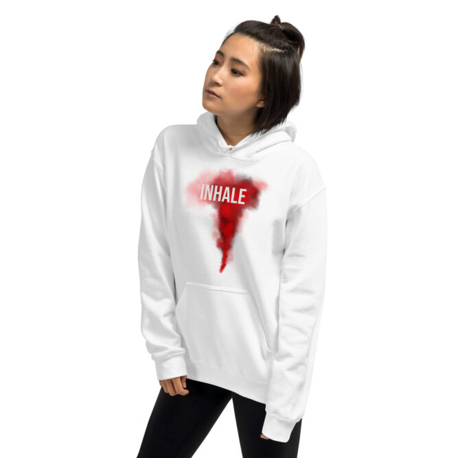 INHALE | EXHALE Checkthestar Unisex Hoodie - Image 28